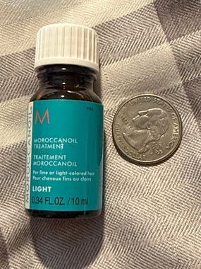 🍄6$26 Morocconoil treatment for fine light hair travel size .34 NWT